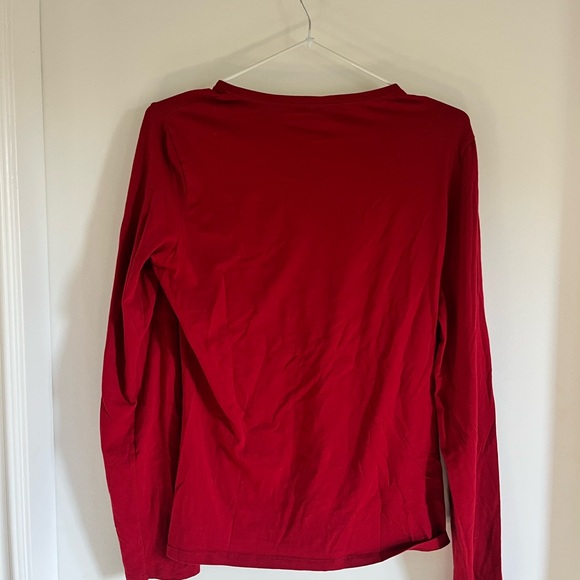 Smart Set Red Long Sleeve Tee - Picture 3 of 5